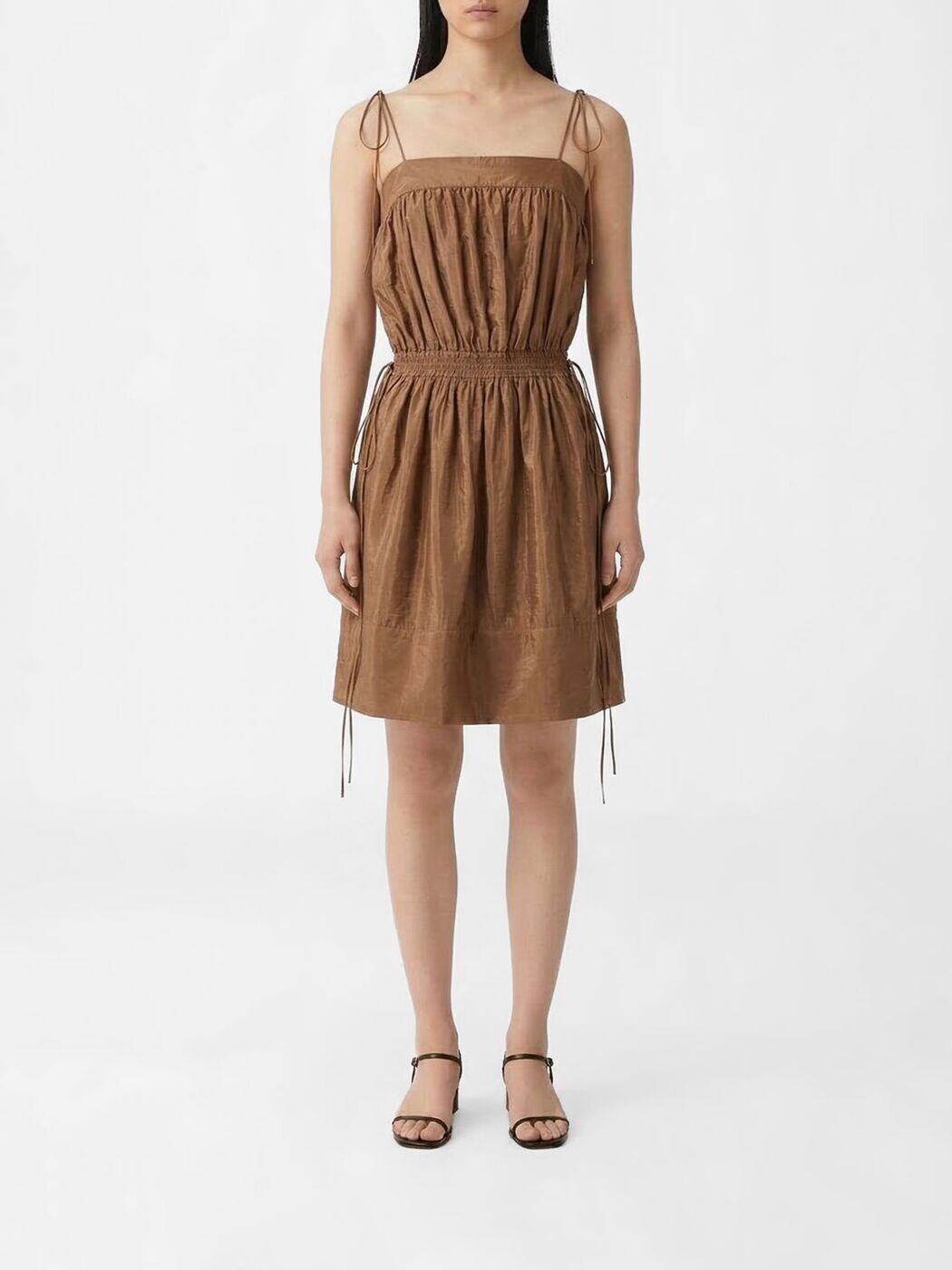 前日 サンローラン SAINT LAURENT PARIS 衣裳 御召しもの レディース Dresses 852694Y3K31 関税 貨物輸送無料 2026SS gi