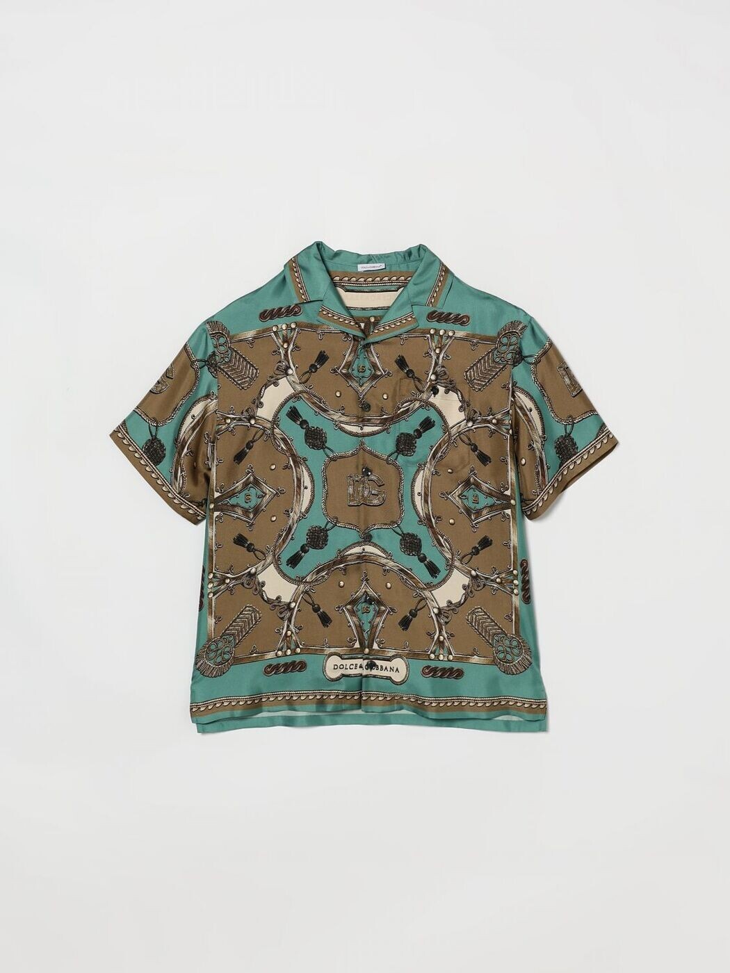 ドルチェ＆ガッバーナ DOLCE\u0026GABBANA プルオーバー ボーイズ 薄墨色 Casual shirts L44S81HI12C 関税 貨物輸送無料 2026SS gi
