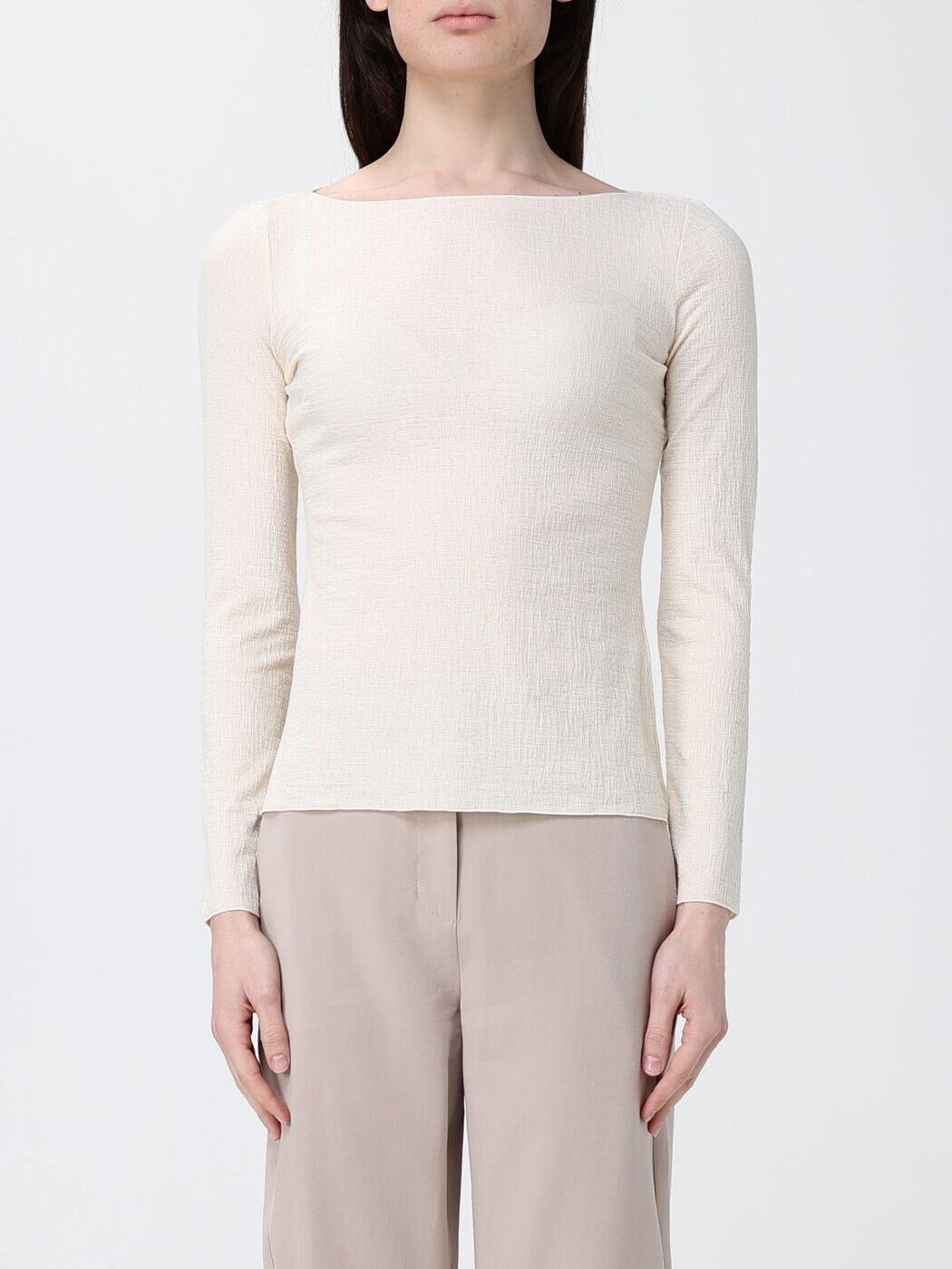 エンポリオ アルマーニ EMPORIO ARMANI セーター ニットウェア レディース Knitwear EW003582AF21210 Sand 関税 送料無料 2026SS gi|BRANDSHOP「il Tesoro」