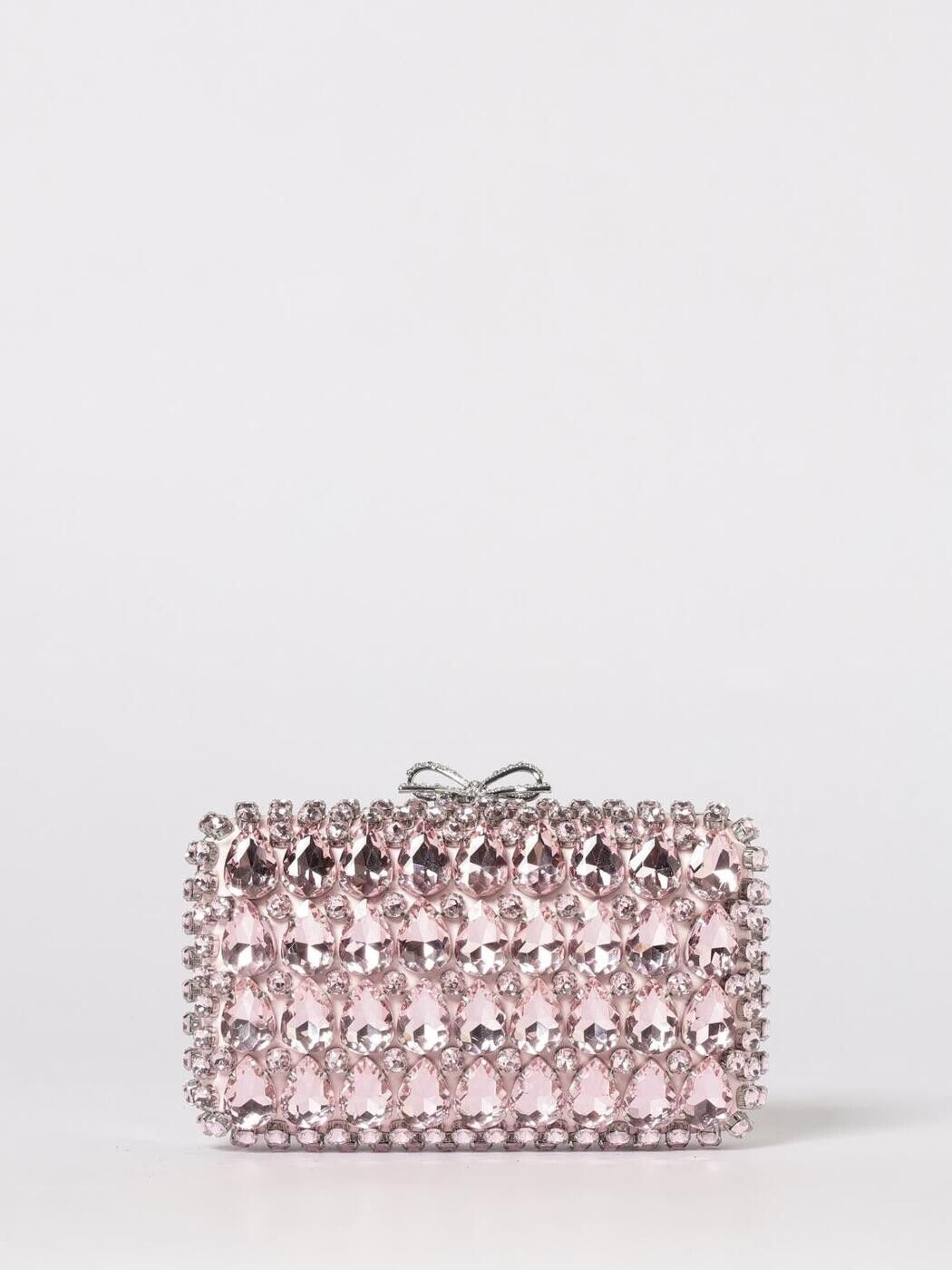 セルフ すがた絵 SELF PORTRAIT クラッチペダル御徒面子 レディース サクラ色 Clutch and wristlets bags SS26305AP 関税 貨物輸送無料 2026SS gi