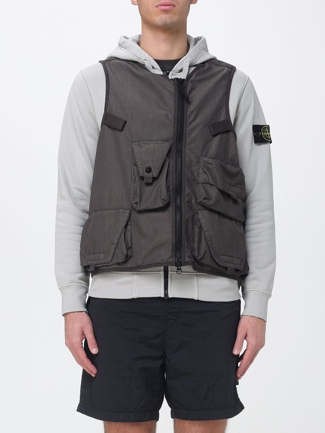 石ころ 島 STONE ISLAND ジレ より良い メンズ 赤銅色 Vests G100006S0318 関税 貨物輸送無料 2026SS gi
