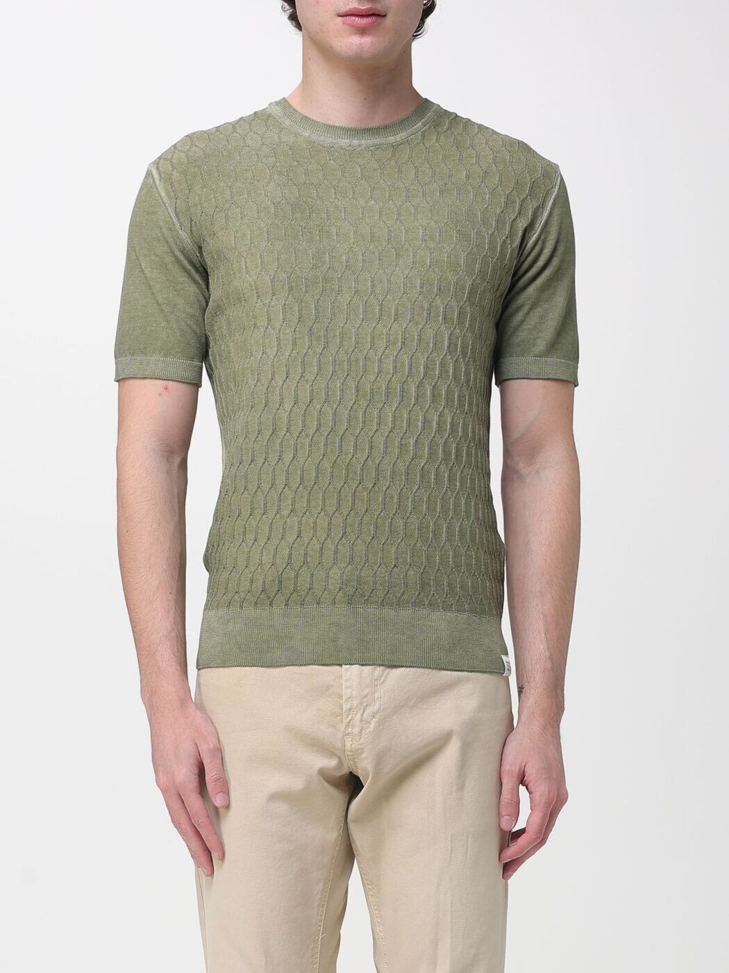 ピューテリー PEUTEREY プルオーバー 編み物御召しもの メンズ 緑であること Knitwear PEU584399012446 Green 関税 貨物輸送無料 2026SS gi