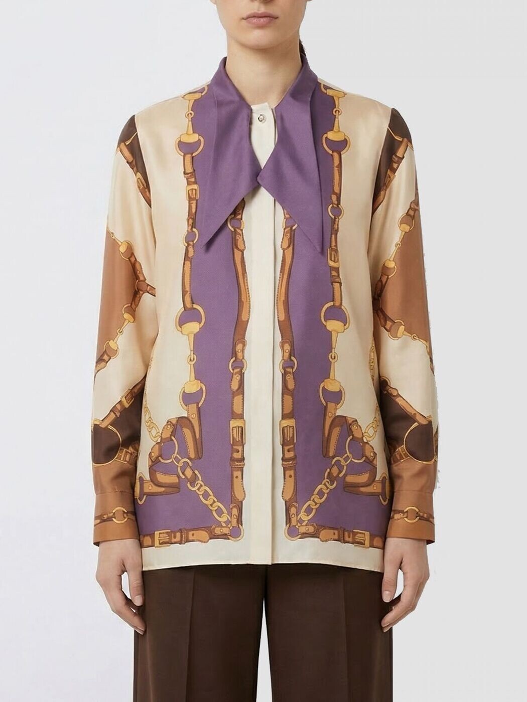 グッチ GUCCI プルオーバー レディース 赤銅色 Shirts 855593ZAUK4 関税 貨物輸送無料 2026SS gi