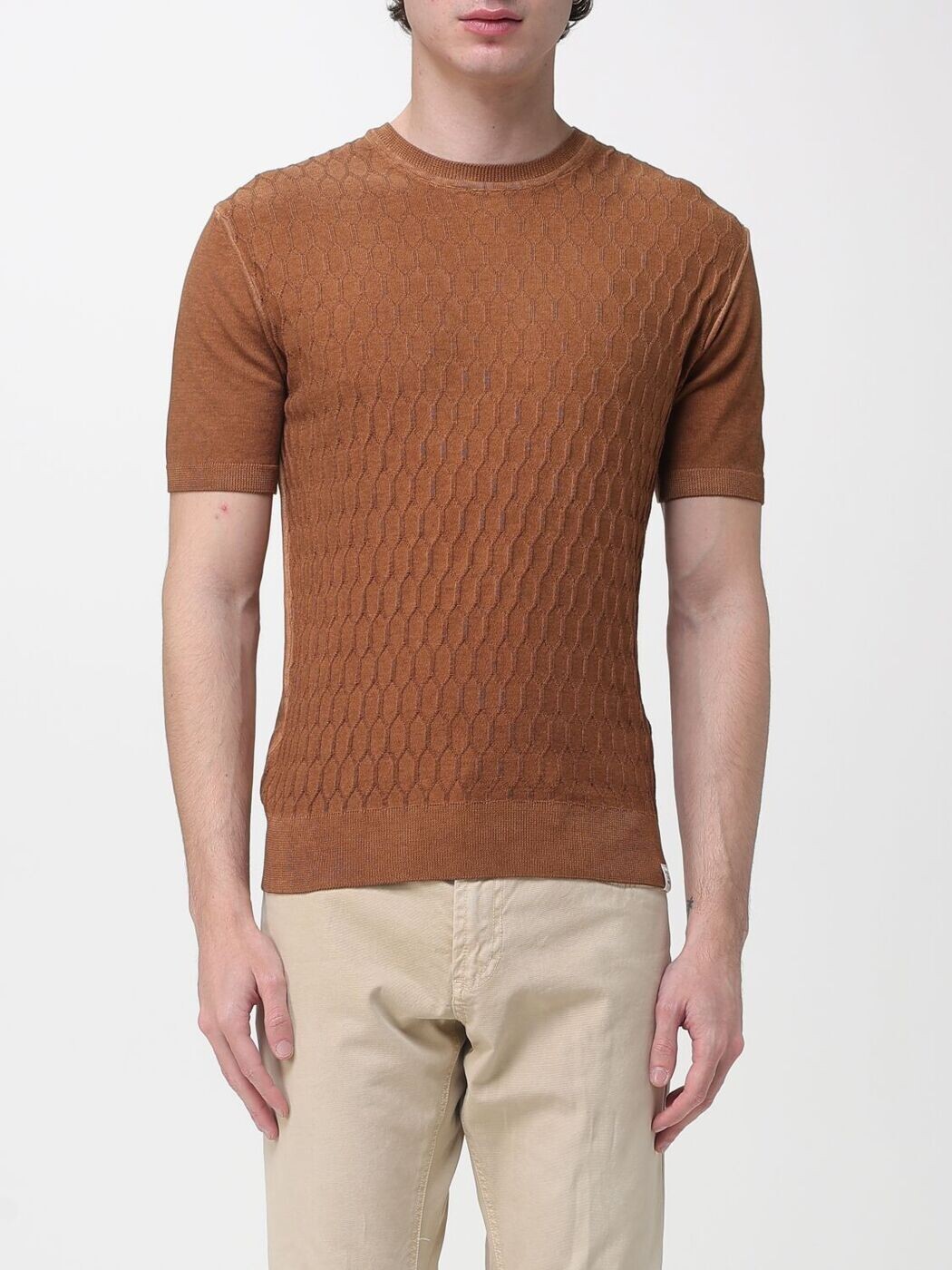 ピューテリー PEUTEREY プルオーバー 編み物御召しもの メンズ Knitwear PEU584399012446 Tobacco 関税 貨物輸送無料 2026SS gi