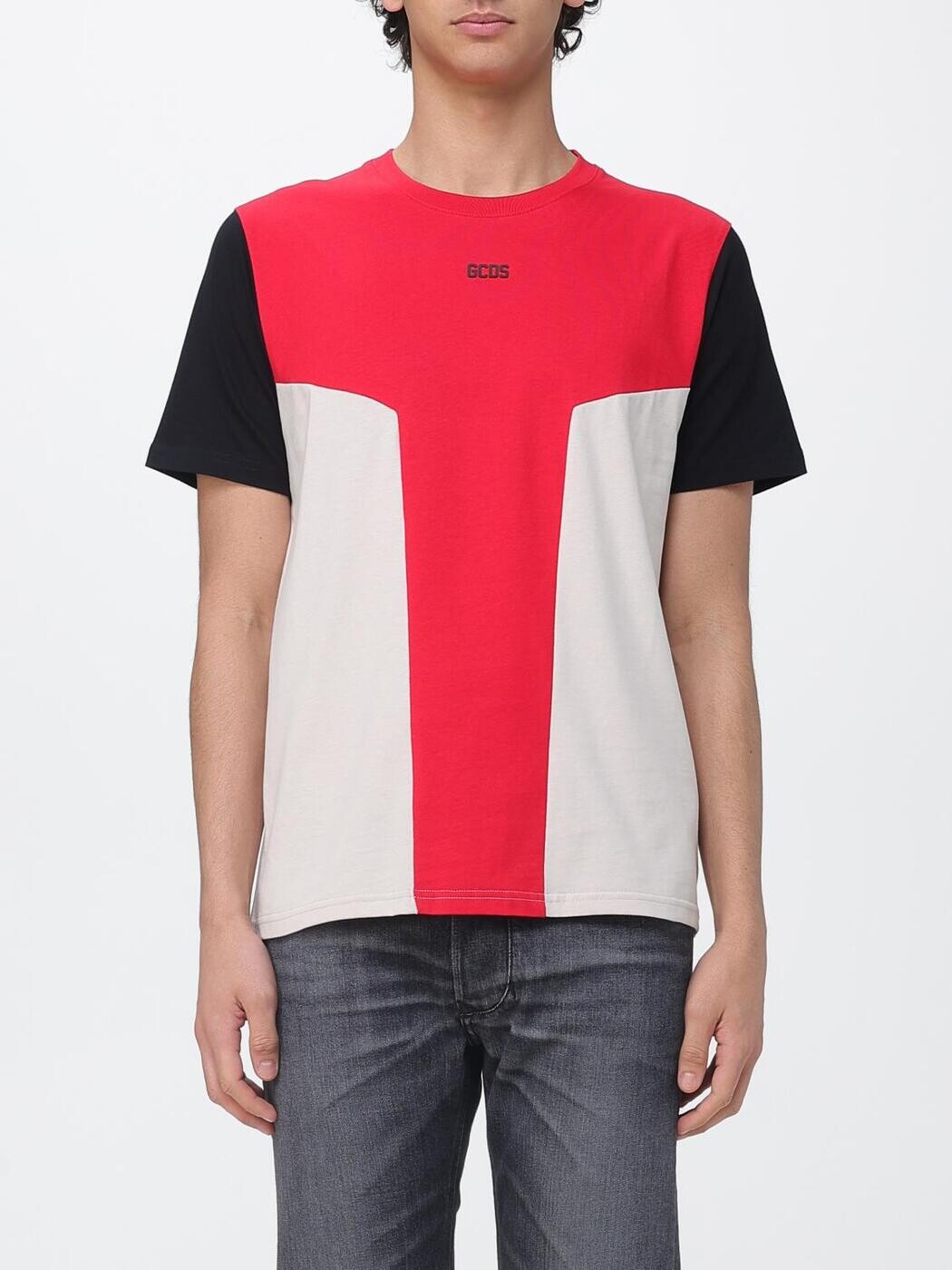 ジーシーディーエス GCDS ティーシャツ メンズ 赤いこと T-shirts C1MEQC038J101 関税 貨物輸送無料 2026SS gi Tシャツ・カットソー-メンズファッション