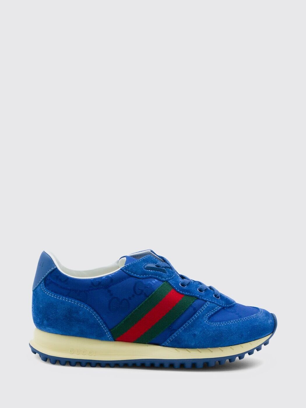 グッチ GUCCI 滑っこいスニーカー スニーカー ボーイズ 青碧 Flat sneakers 850511AAFO9 関税 貨物輸送無料 2026SS gi