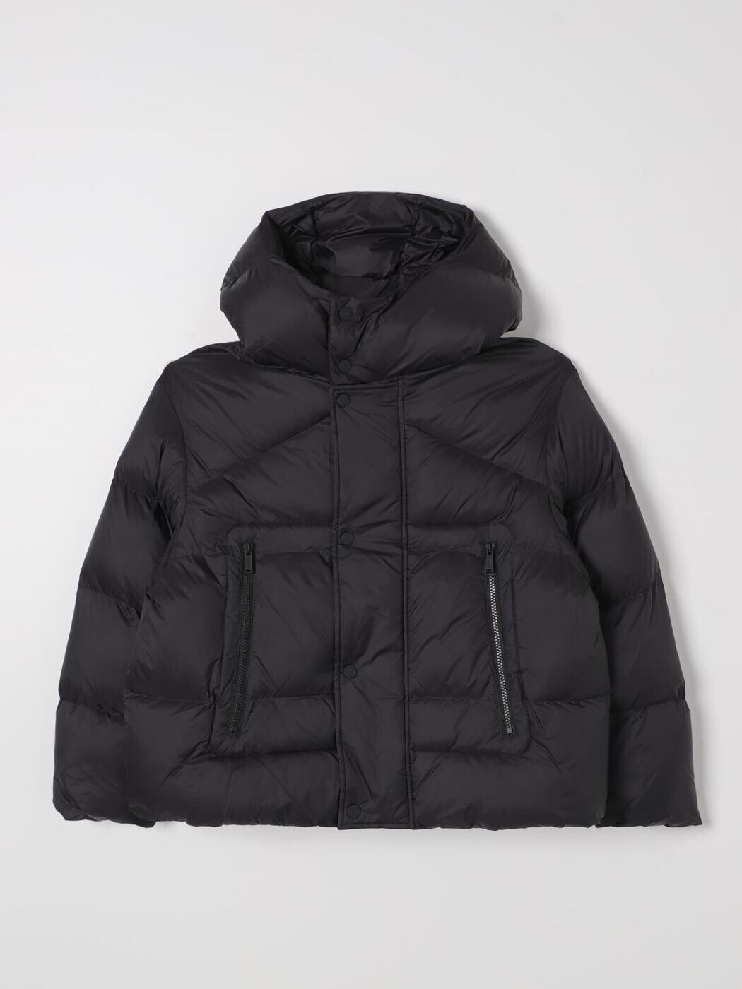 ディースクエアード DSQUARED2 ボンバージャケット 上衣 ボーイズ 黒いこと Bomber jackets DQ2663D0ABC 関税 貨物輸送無料 2025AW gi