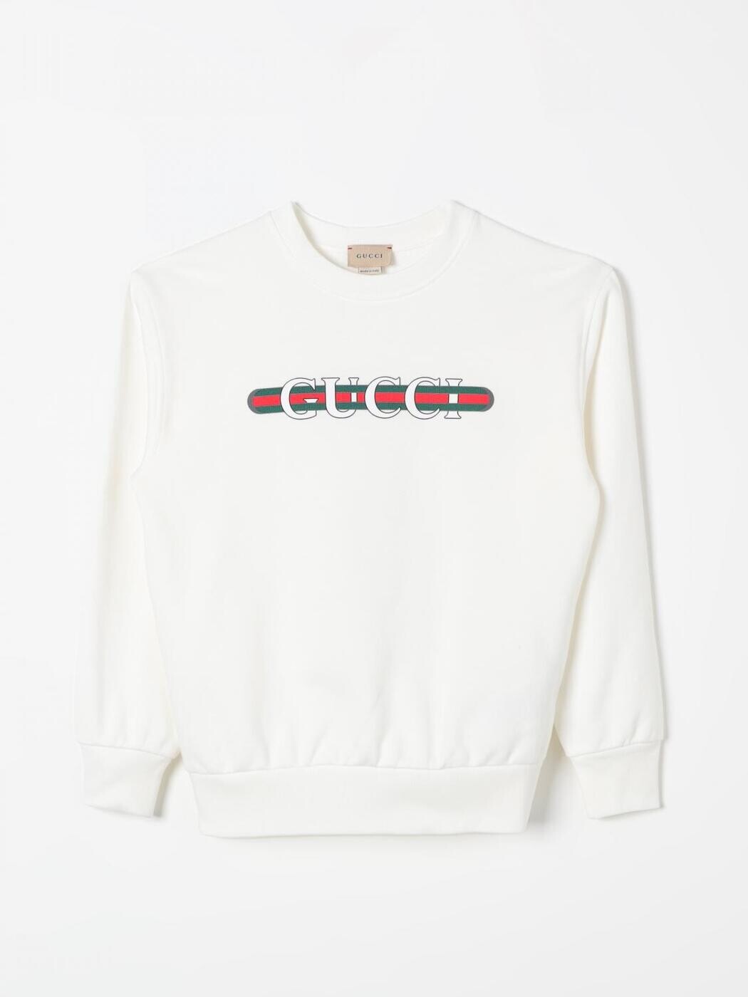 グッチ GUCCI クルーネックジャンパー 編み物御召しもの ボーイズ 白いこと Crew neck jumpers 793528XJGPJ 関税 貨物輸送無料 2026SS gi
