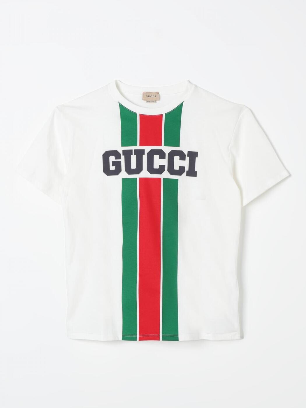 グッチ GUCCI ロング衣袂ティーシャツ ティーシャツ ボーイズ 白いこと Long sleeve t-shirts 575114XJGN7 関税 貨物輸送無料 2026SS gi