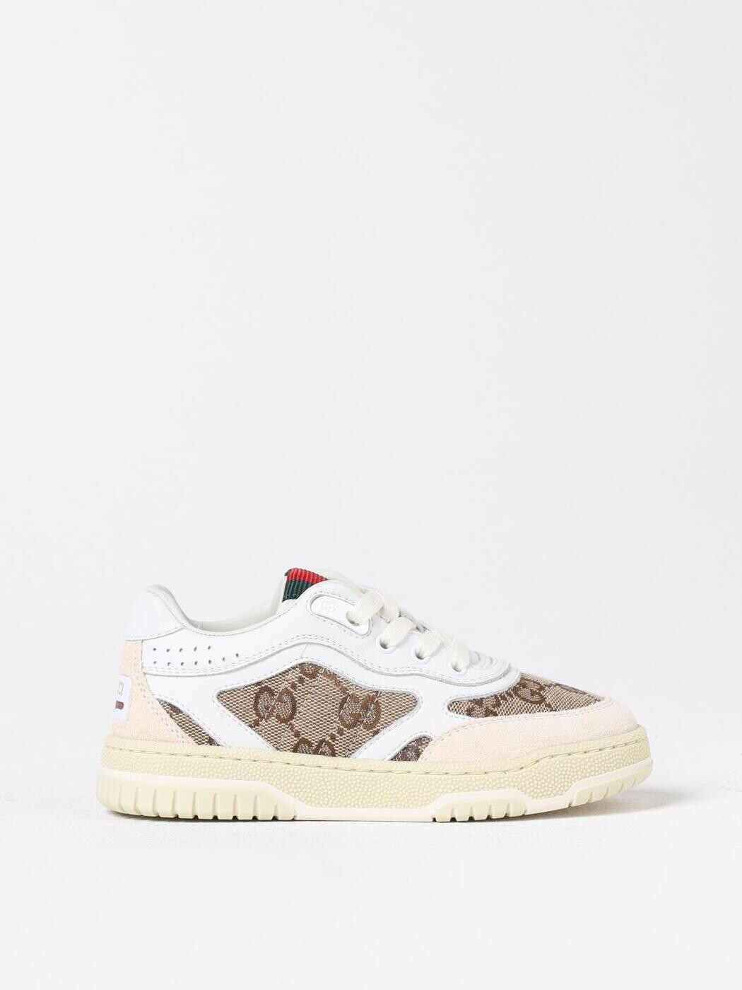 グッチ GUCCI フラットスニーカー スニーカー ボーイズ ベージュ Flat sneakers 793956AADOW Beige 関税 送料無料 2025AW gi|BRANDSHOP「il Tesoro」