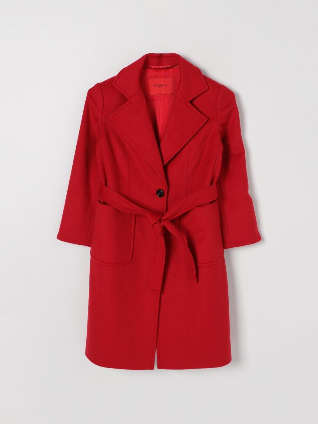マックス アンド コー MAX\u0026CO. KID トレンチコート 厚地の外套 ガールズ 赤いこと Trench coats MX0001MX052 関税 貨物輸送無料 2025AW gi