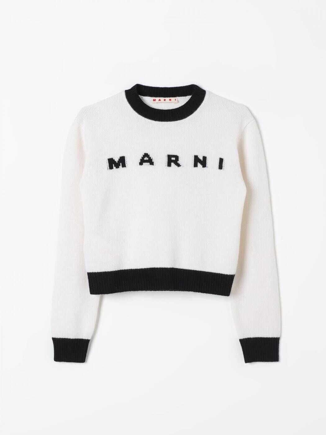 マルニ MARNI クルーネックジャンパー ニットウェア ガールズ Crew neck jumpers M00993M00ML Natural 関税 送料無料 2024AW gi|BRANDSHOP「il Tesoro」