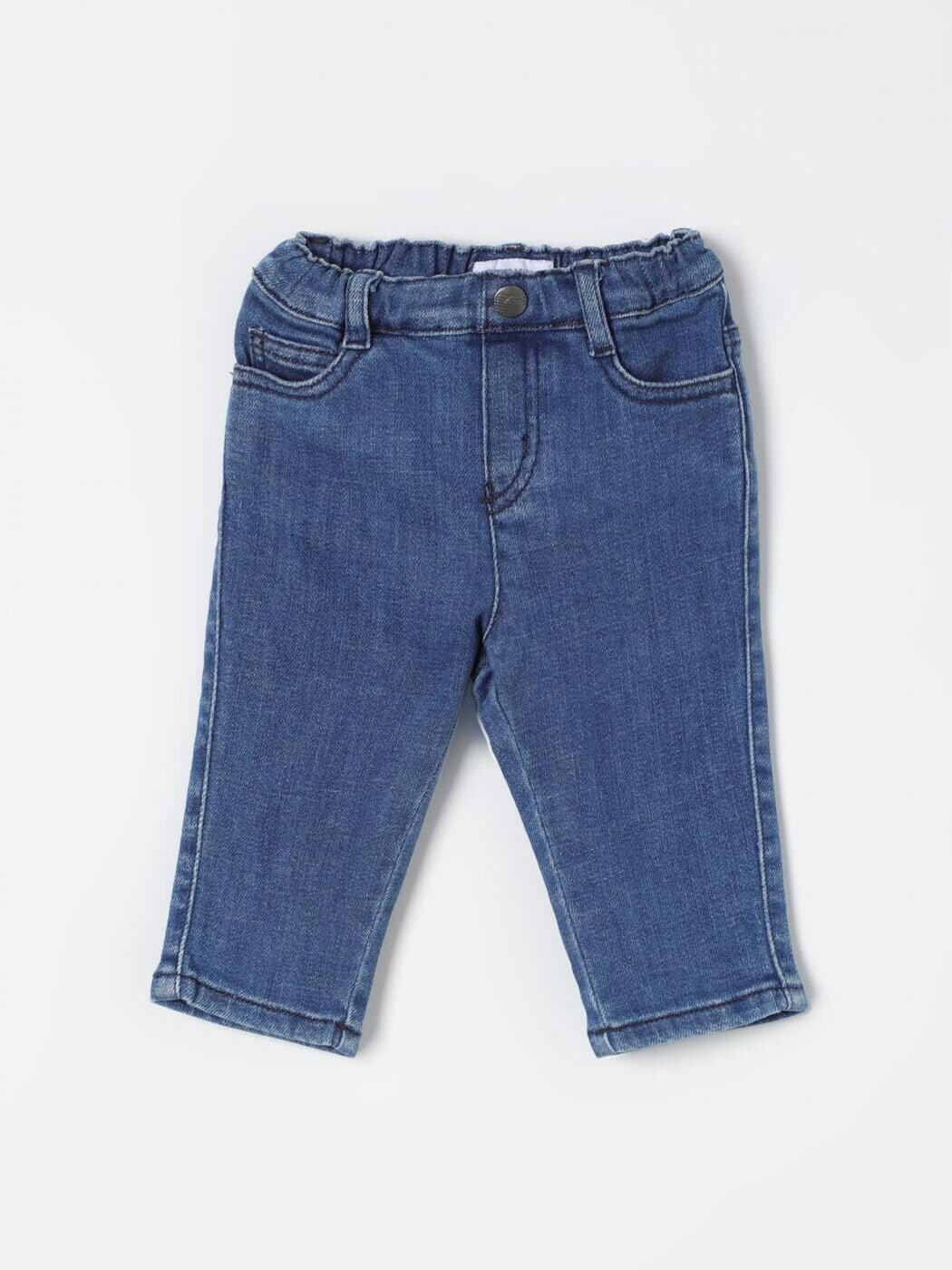 エン急性灰白髄炎 アルマーニ EMPORIO ARMANI ズボン ズボン下 ベビーユニセックス 青碧 Pants 8NHJ094D3BZ 関税 貨物輸送無料 2025AW gi