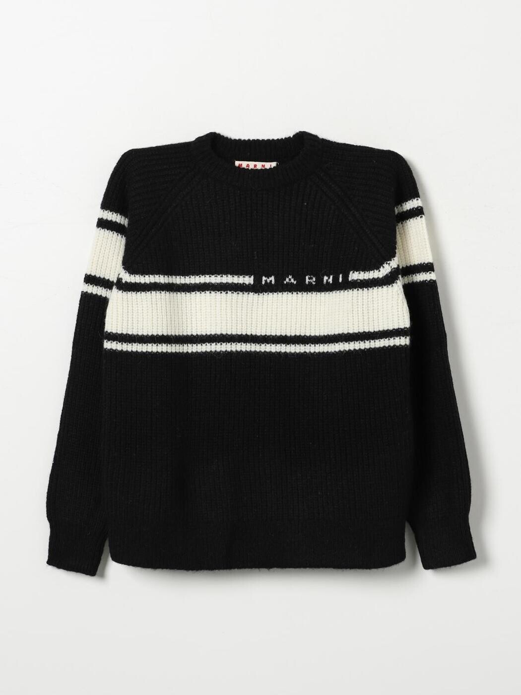 マルニ MARNI クルーネックジャンパー ニットウェア ガールズ ブラック Crew neck jumpers M01210M00T0 Black 関税 送料無料 2024AW gi|BRANDSHOP「il Tesoro」