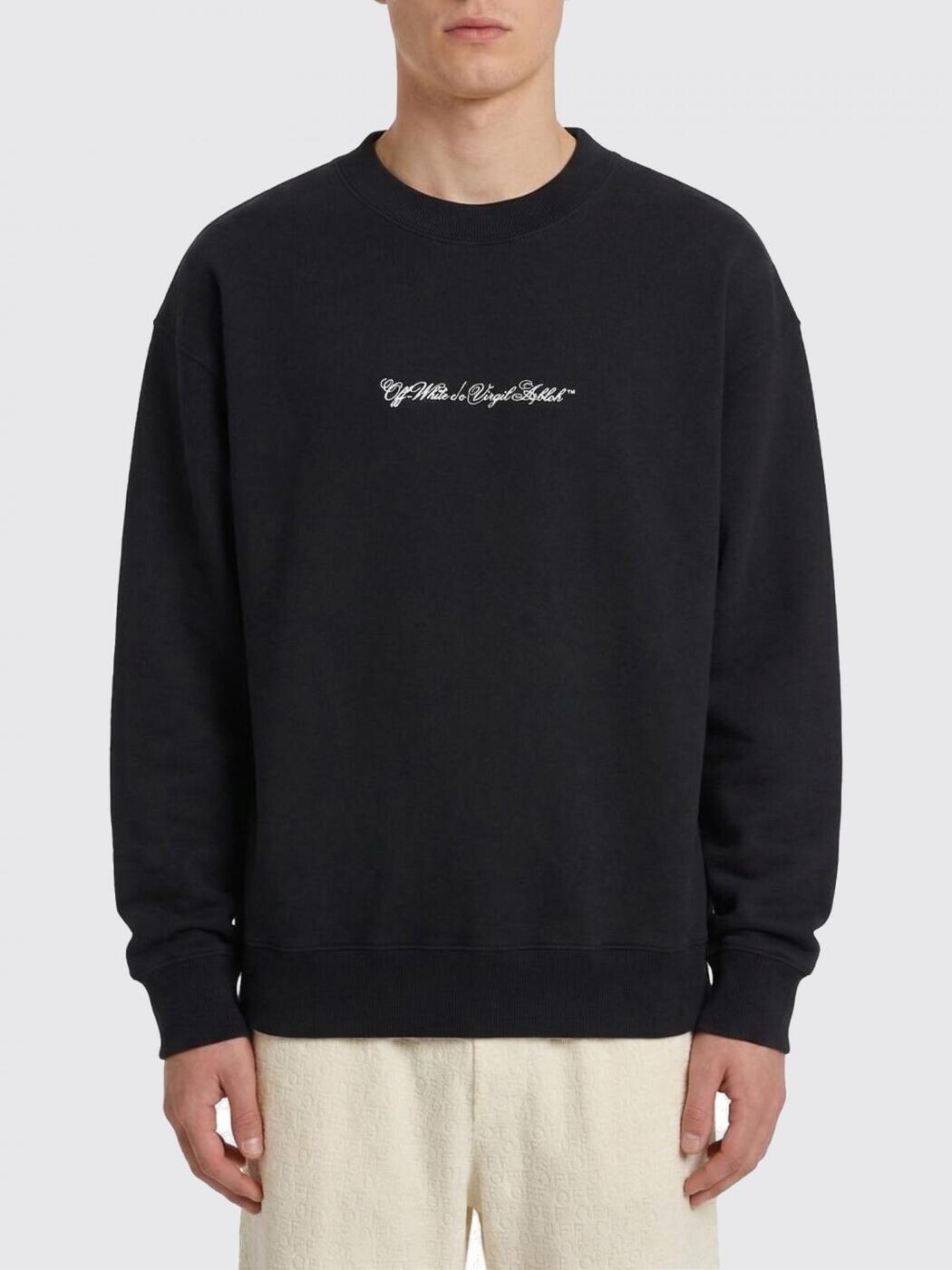 オフホワイト OFF WHITE スウェットシャツ トレーナー メンズ ブラック Sweatshirts 44MBA054S26F001 Black 関税 送料無料 2026SS gi｜BRANDSHOP「il Tesoro」