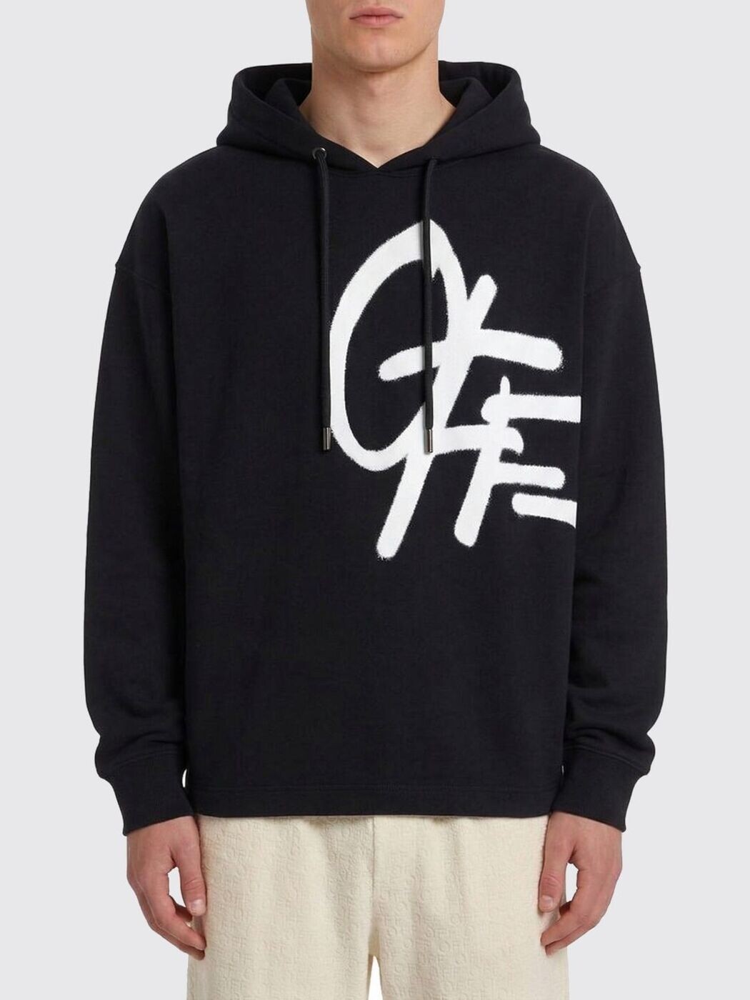 象牙色 OFF WHITE トレーナー 調教師 メンズ 黒いこと Sweatshirts 44MBB12MS26F007 関税 貨物輸送無料 2026SS gi