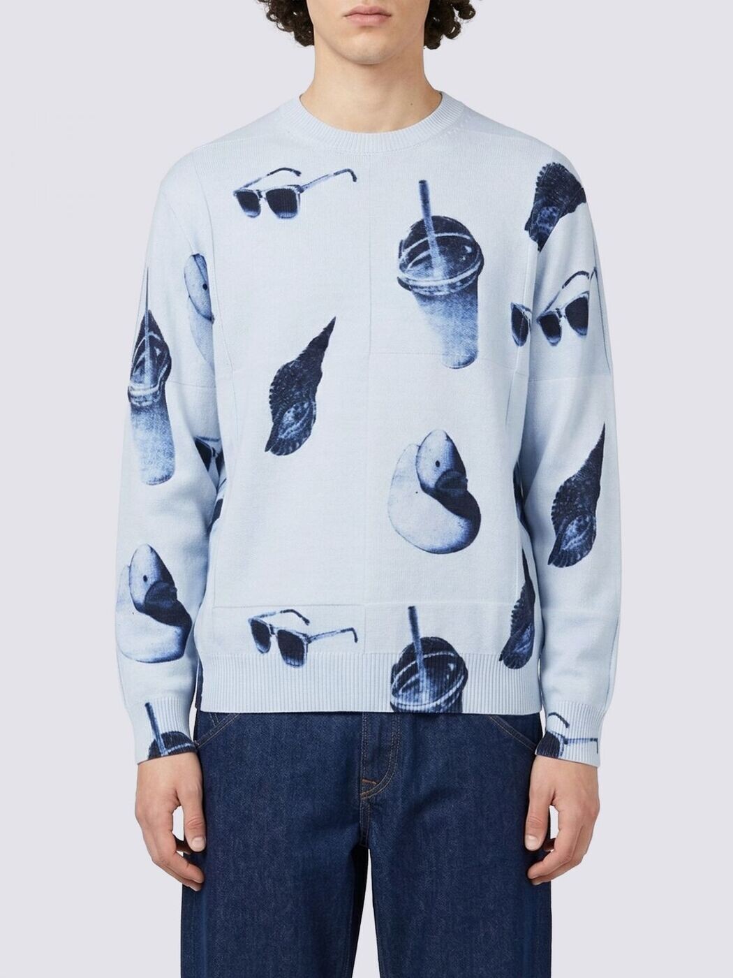 ポールスミス PAUL SMITH セーター ニットウェア メンズ グレー Knitwear M2R831ZV22683 関税 送料無料 2026SS gi
