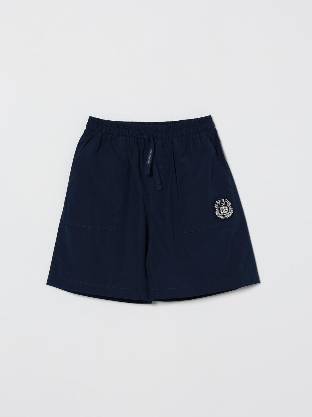 ドルチェ＆ガッバーナ DOLCE\u0026GABBANA 遊撃手ズボン下 ズボン下 さる股引き ボーイズ 青色 Shorts L44Q11FU5V2 関税 貨物輸送無料 2026SS gi