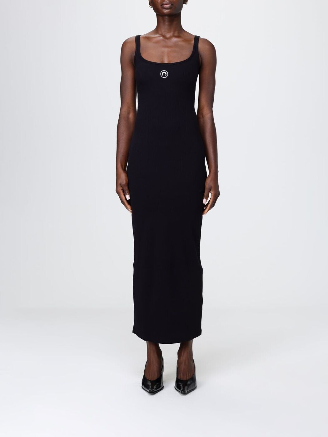 マリーンセル MARINE SERRE ワンピース ドレス レディース ブラック Dresses WDR483ACJER0011 Black 関税 送料無料 2026SS gi|BRANDSHOP「il Tesoro」