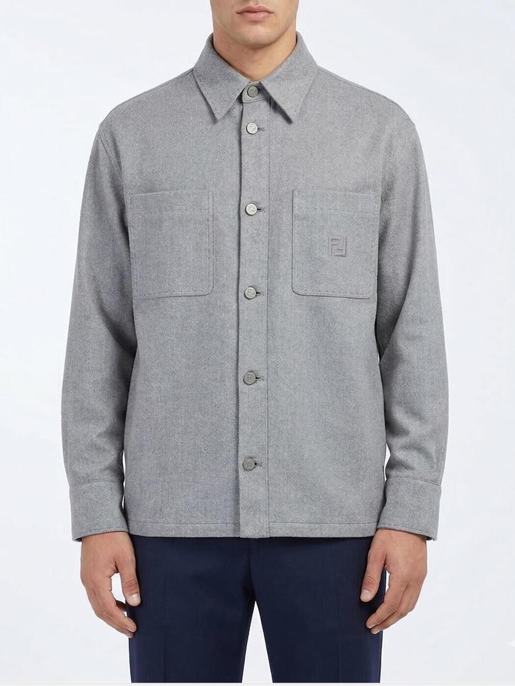 フェンディ FENDI 上衣 メンズ 薄墨色 Jackets FW1410AW1A 関税 貨物輸送無料 2026SS gi