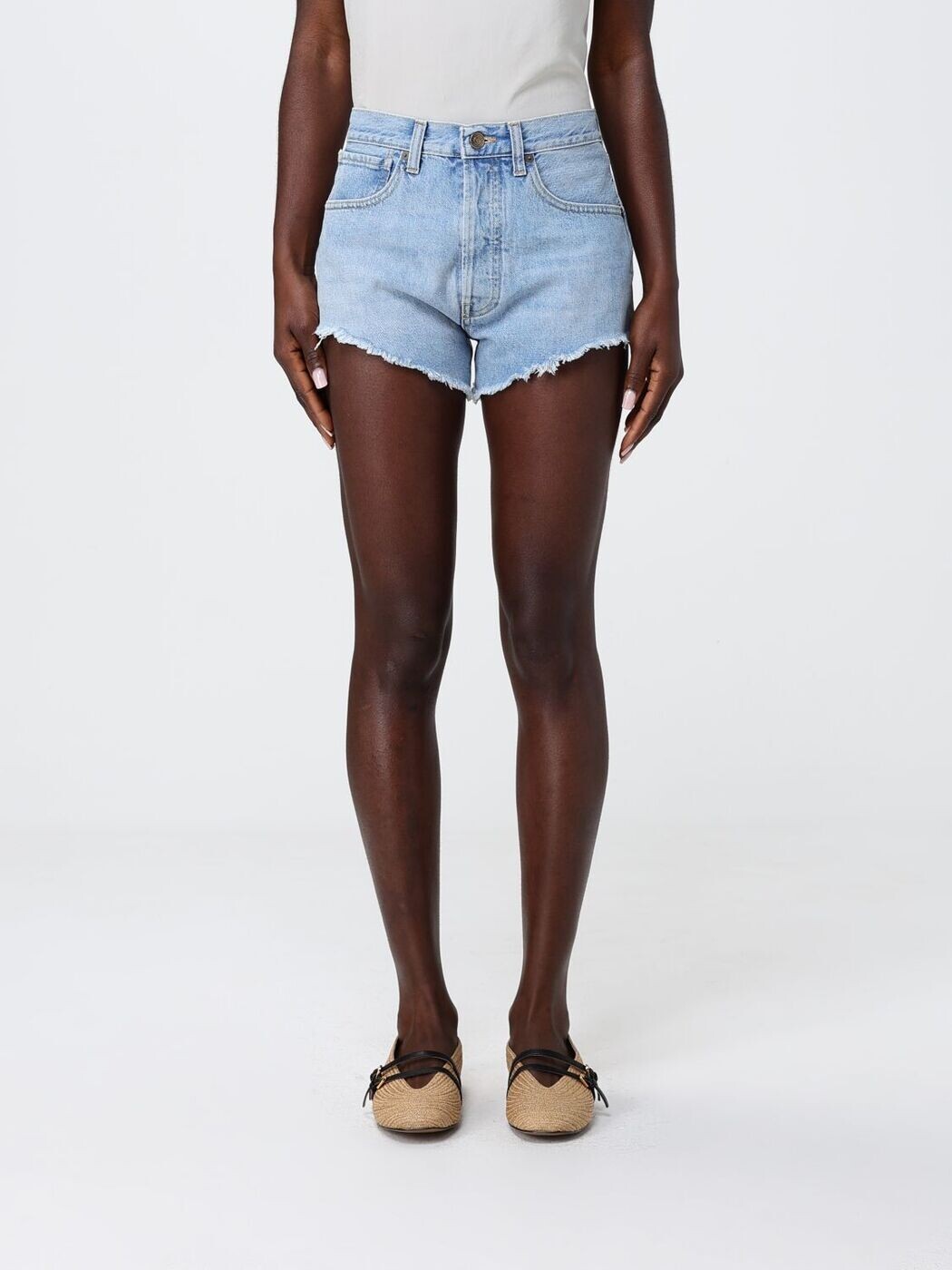 アラヌイ ALANUI デニムショーツ ショーツ レディース ブルー Denim shorts LWYC009R26DEN003 Blue 関税 送料無料 2026SS gi|BRANDSHOP「il Tesoro」
