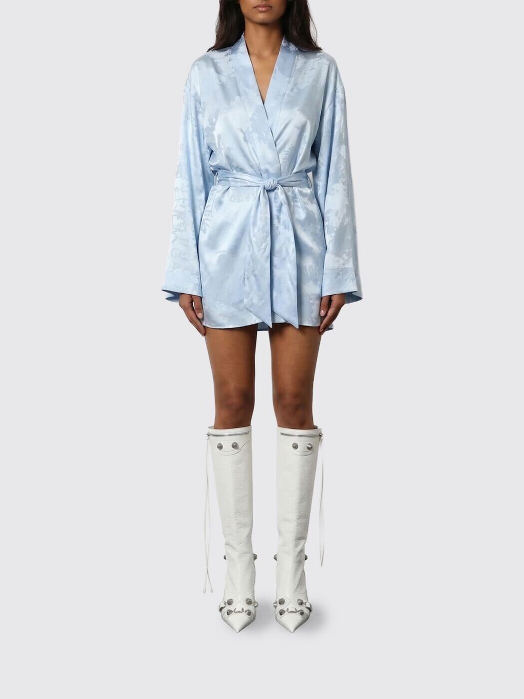 バレンシアガ BALENCIAGA 衣裳 御召しもの レディース 青碧 Dresses 857327TTN10 関税 貨物輸送無料 2026SS gi