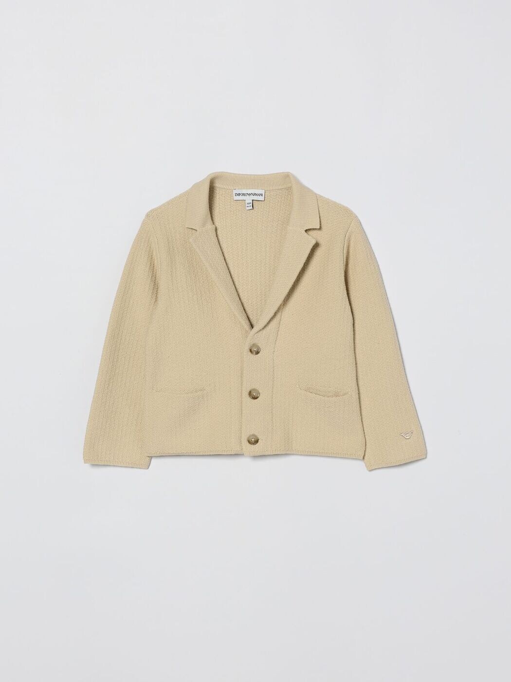 エン急性灰白髄炎 アルマーニ EMPORIO ARMANI 上衣 ベビーユニセックス ベージュ Jacket EB001216AF23408 関税 貨物輸送無料 2026SS gi
