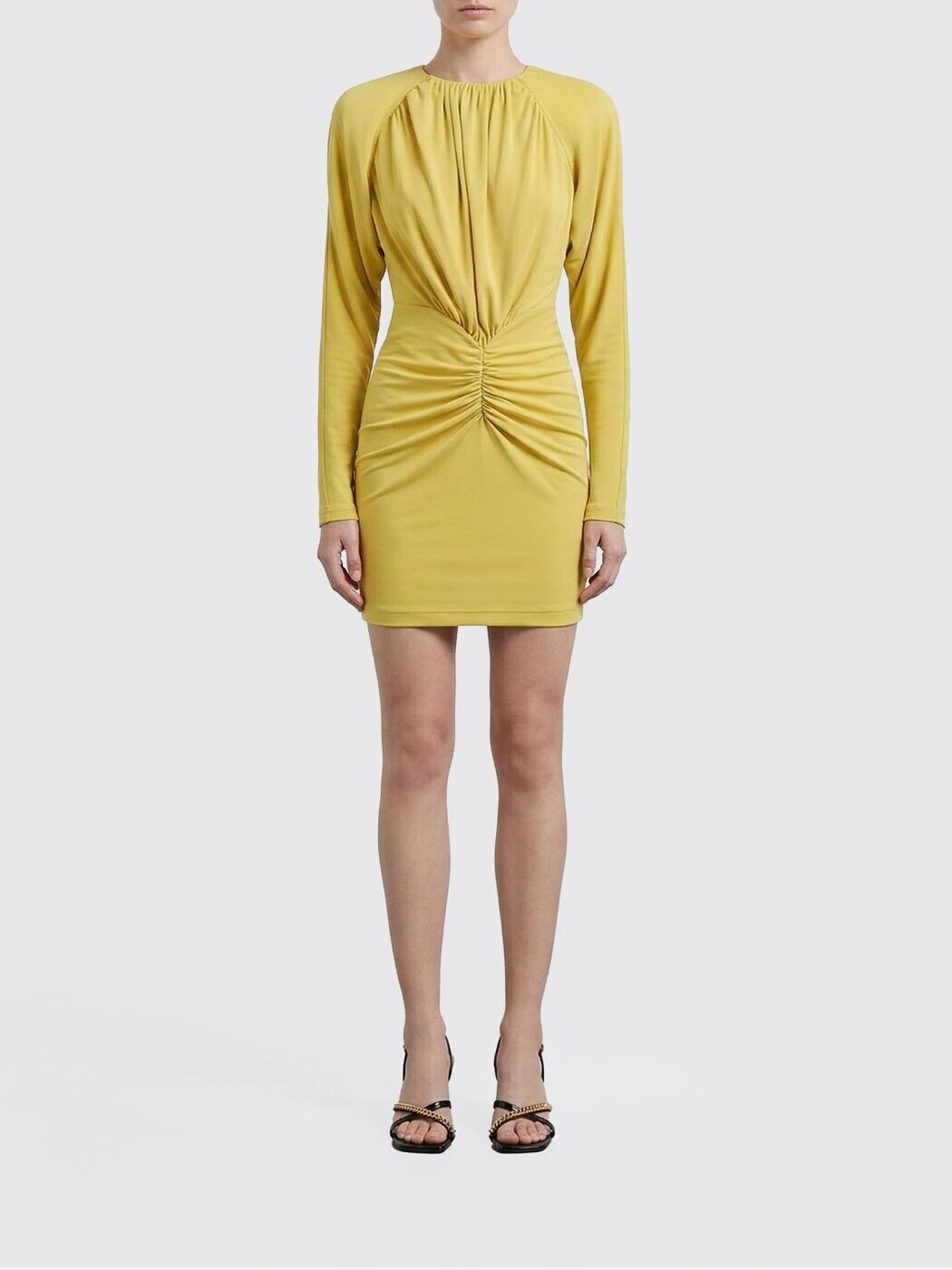 中心柱 ポールマッカートニー STELLA MCCARTNEY 衣裳 御召しもの レディース 黄色 Dresses 6A06393GU301 関税 貨物輸送無料 2026SS gi