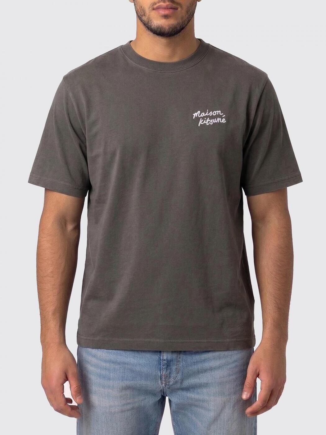 棲み家 狐狸 MAISON KITSUNE プルオーバー メンズ 赤銅色 T-shirts MM00126KJ7025 関税 貨物輸送無料 2026SS gi