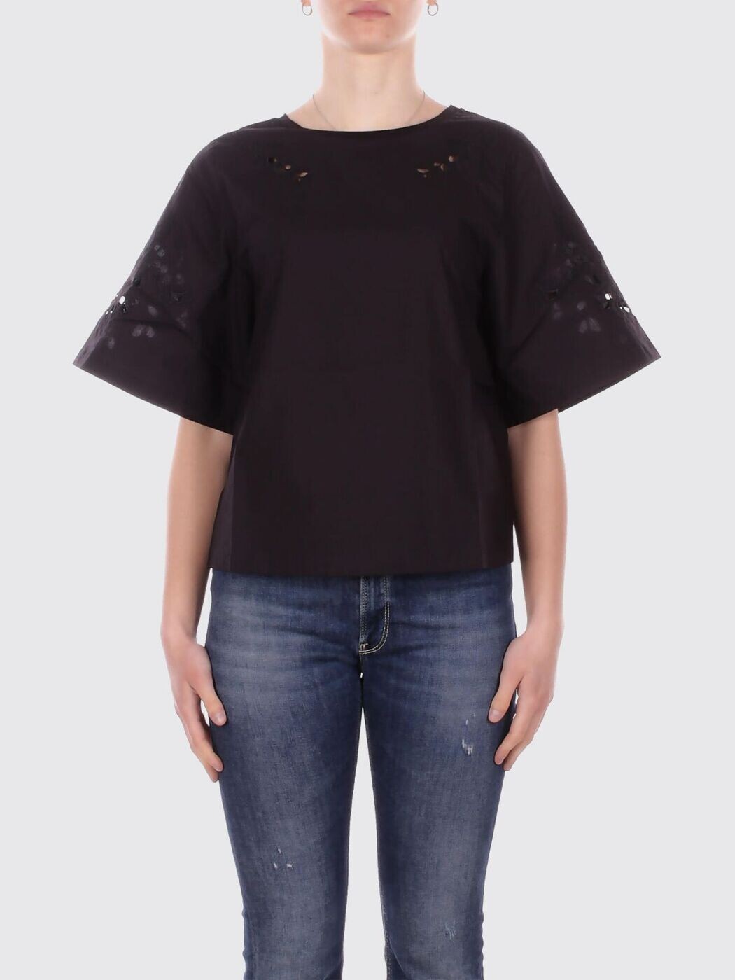ウィークエンド マックス マーラ WEEKEND MAX MARA Tシャツ トップス レディース ブラック T-shirts and tops 2615941102600 Black 関税 送料無料 2026SS gi｜BRANDSHOP「il Tesoro」