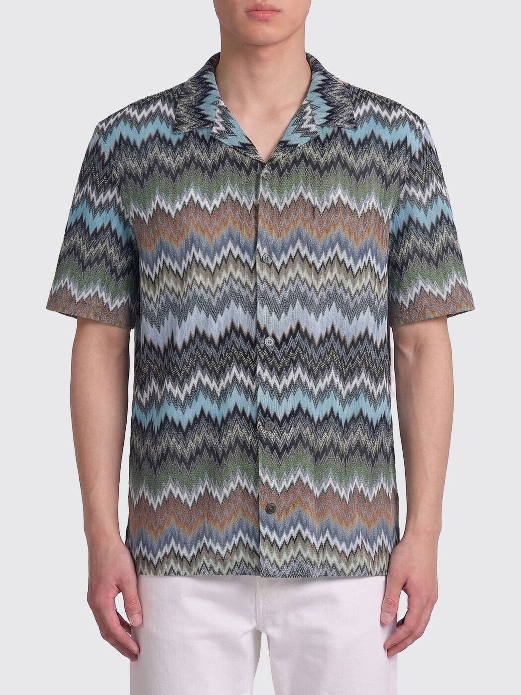 ミッソーニ MISSONI シャツ メンズ マルチカラー Shirts US26SJ03BR014T Multicolor 関税 送料無料 2026SS gi｜BRANDSHOP「il Tesoro」
