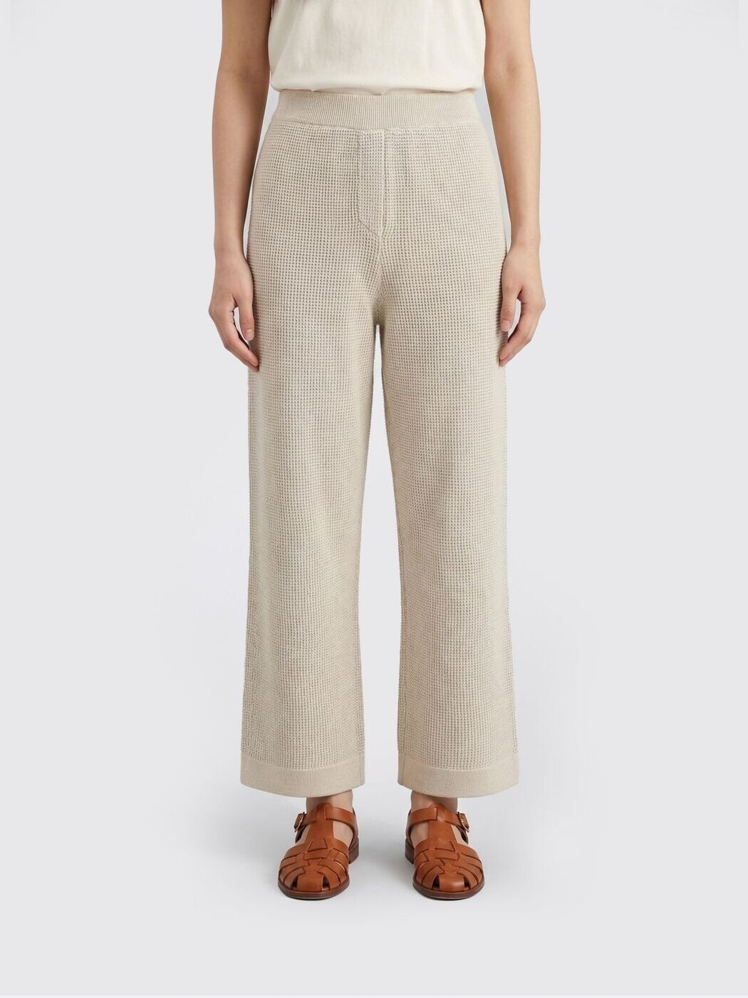 ブルネロクチネリ BRUNELLO CUCINELLI ズボン ズボン下 レディース ベージュ Trousers MST263399 関税 貨物輸送無料 2026SS gi