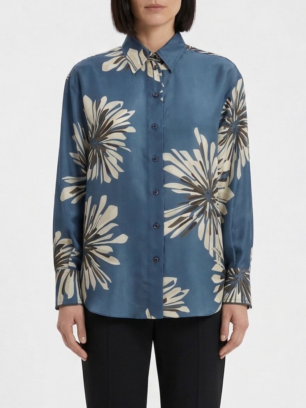 ブルネロクチネリ BRUNELLO CUCINELLI プルオーバー レディース 青碧 Shirts MQ967RH206 関税 貨物輸送無料 2026SS gi