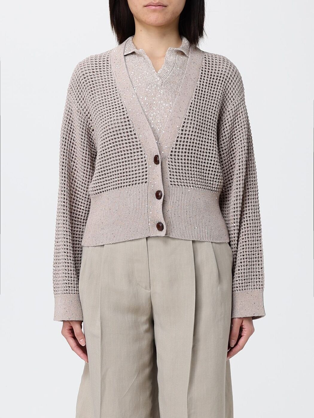ブルネロクチネリ BRUNELLO CUCINELLI ティーシャツ 編み物御召しもの レディース Knitwear MDV762106 関税 貨物輸送無料 2026SS gi