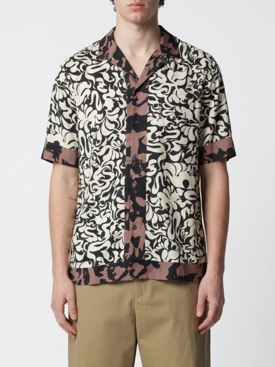 ドリス ヴァン ノッテン DRIES VAN NOTEN シャツ メンズ ブラック Shirts 207423084 Black 関税 送料無料 2026SS gi｜BRANDSHOP「il Tesoro」