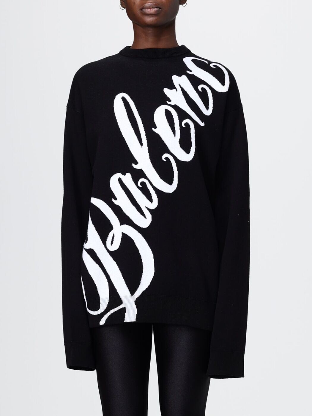 バレンシアガ BALENCIAGA スウェーター 編み物お召しもの レディース 白いこと Knitwear 856728T3438 関税 貨物輸送無料 2026SS gi