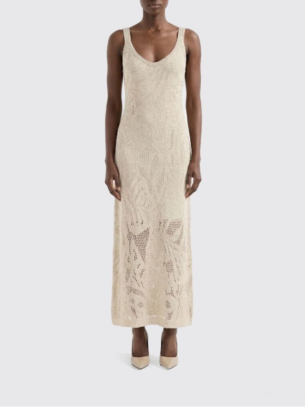 ブルネロクチネリ BRUNELLO CUCINELLI 衣装 お召しもの レディース ベージュ Dresses MDT771A92 関税 貨物輸送無料 2026SS gi