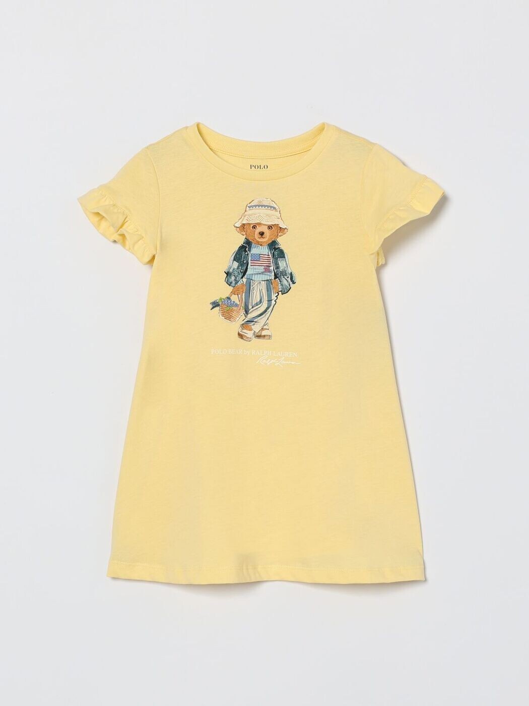 ポロ・ラルフローレン POLO RALPH LAUREN ロング御召しもの 御召しもの ガールズ 黄色 Long dresses 312A11770 関税 貨物輸送無料 2026SS gi