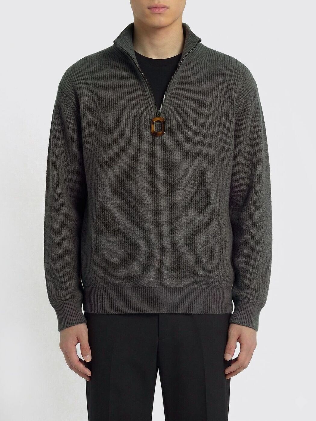 ジェイ ダブリュー アンダーソン J.W. ANDERSON ティーシャツ 編み物御召しもの メンズ 薄墨色 Knitwear KW1481YN0455 関税 貨物輸送無料 2026SS gi