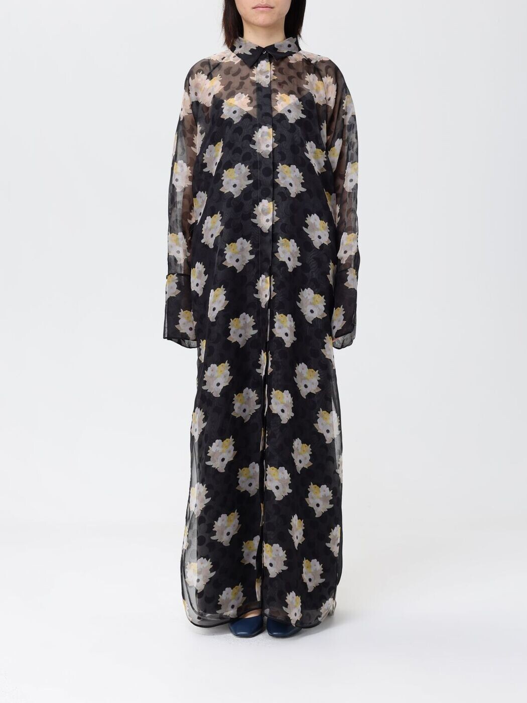 フェンディ FENDI 衣裳 御召しもの レディース 黒いこと Dresses FDD552AW9V 関税 貨物輸送無料 2026SS gi