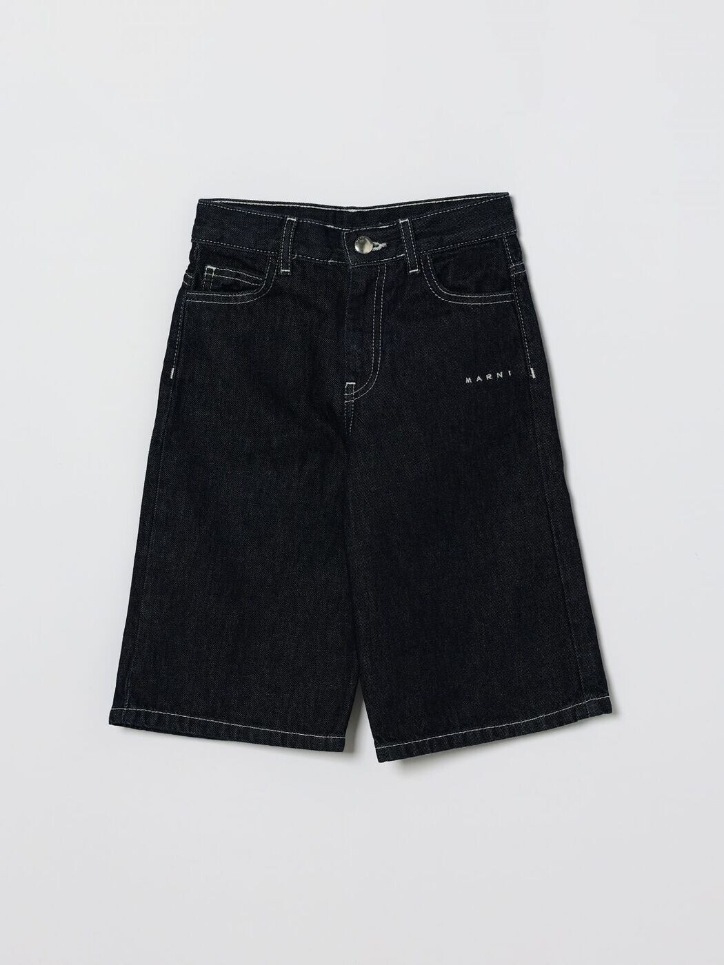 マルニ MARNI ズボン下 遊撃手ズボン下 ベビーユニセックス 青碧 Shorts M01709M00WH 関税 貨物輸送無料 2026SS gi