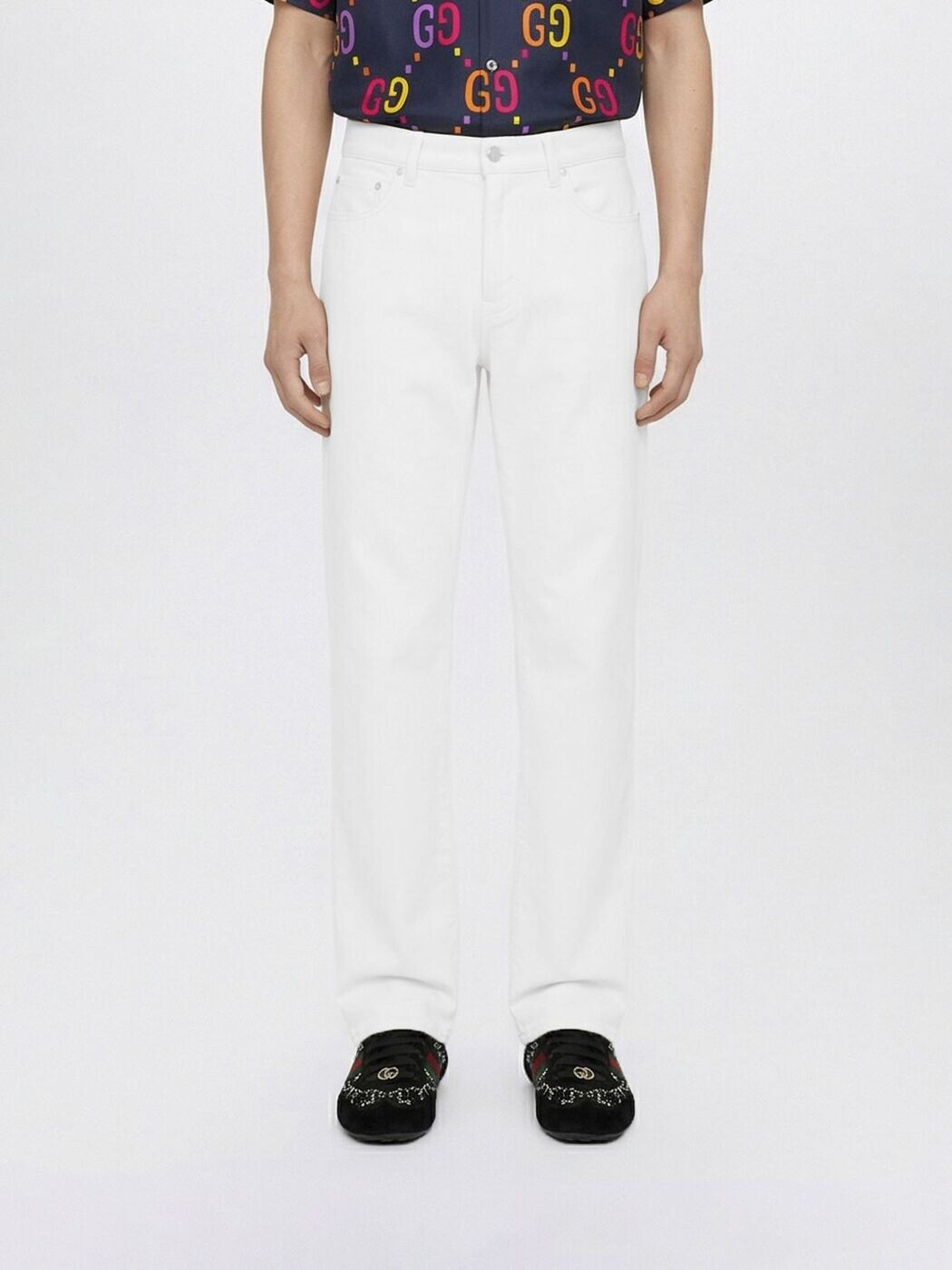 グッチ GUCCI デニム メンズ ホワイト Jeans 855031XDDD9 White 関税 送料無料 2026SS gi｜BRANDSHOP「il Tesoro」
