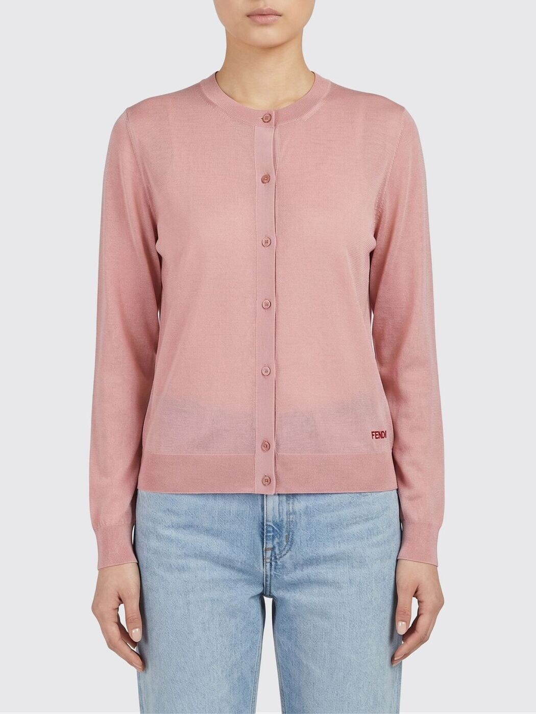 フェンディ FENDI スウェーター 編み物お召しもの レディース サクラ色 Knitwear FZE574AW4V 関税 貨物輸送無料 2026SS gi