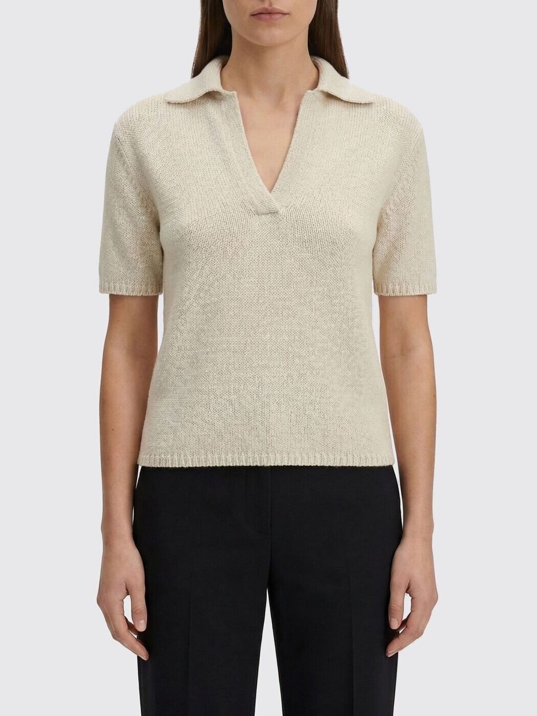 ガブリエラハースト GABRIELA HEARST スポーツシャツ レディース 白いこと Polo 2269093A090 関税 貨物輸送無料 2026SS gi