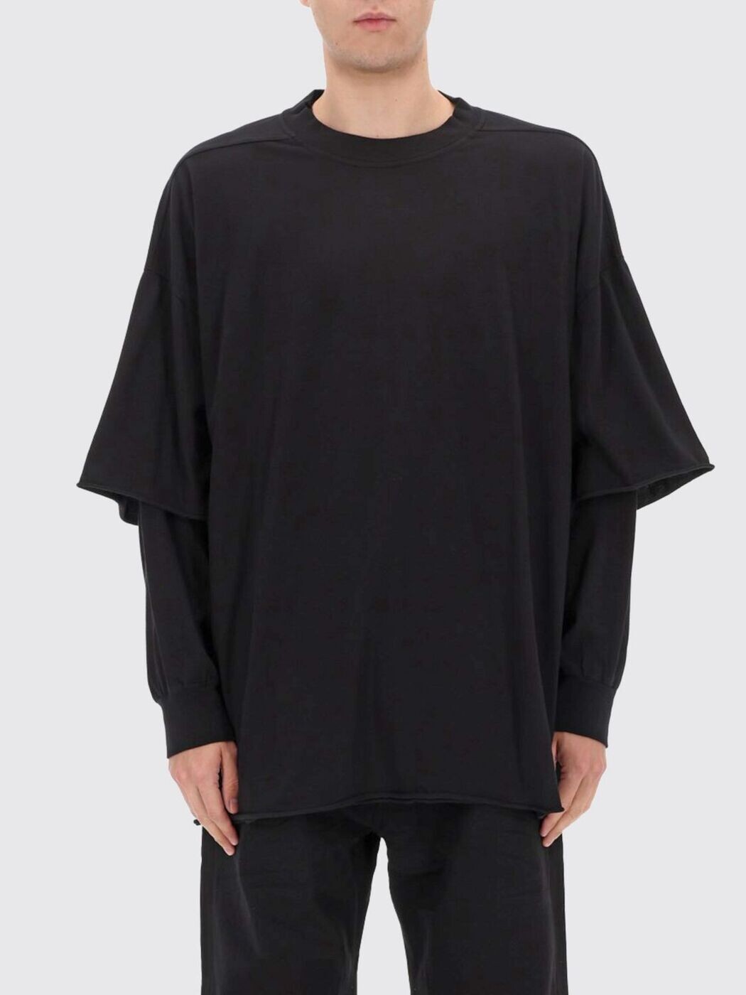 リック・オウエンス・ダークシャドウ RICK OWENS DRKSHDW Tシャツ メンズ ブラック T-shirts DU01F4266RN Black 関税 送料無料 2026SS gi｜BRANDSHOP「il Tesoro」