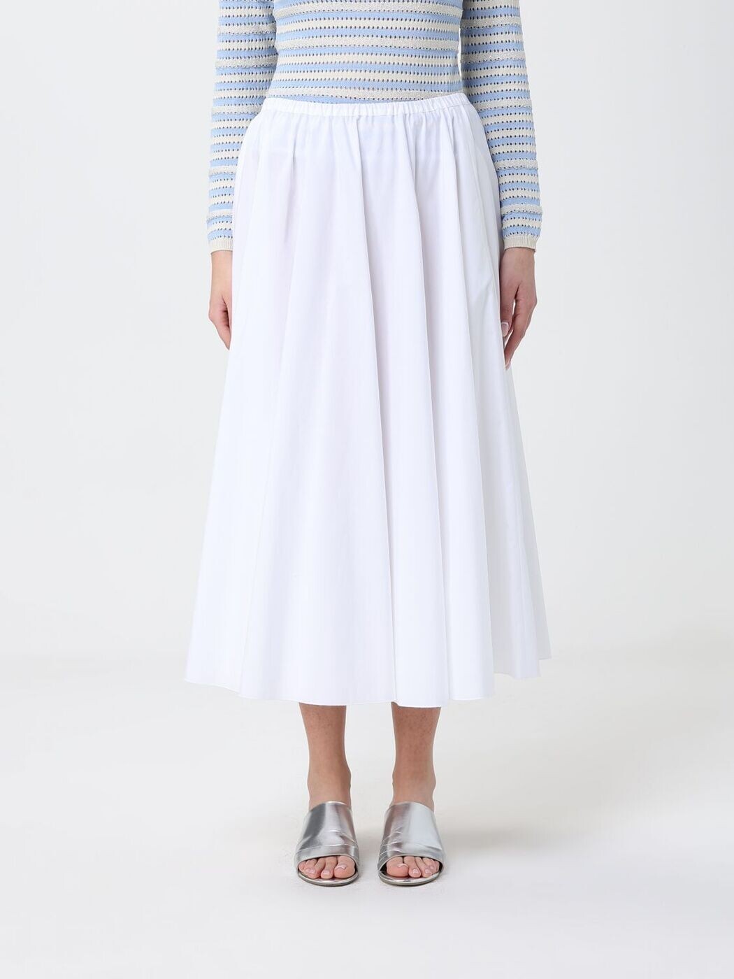 ファビアナ フィリッピ FABIANA FILIPPI スカート レディース ホワイト Skirts GND276F828D650 White 関税 送料無料 2026SS gi｜BRANDSHOP「il Tesoro」
