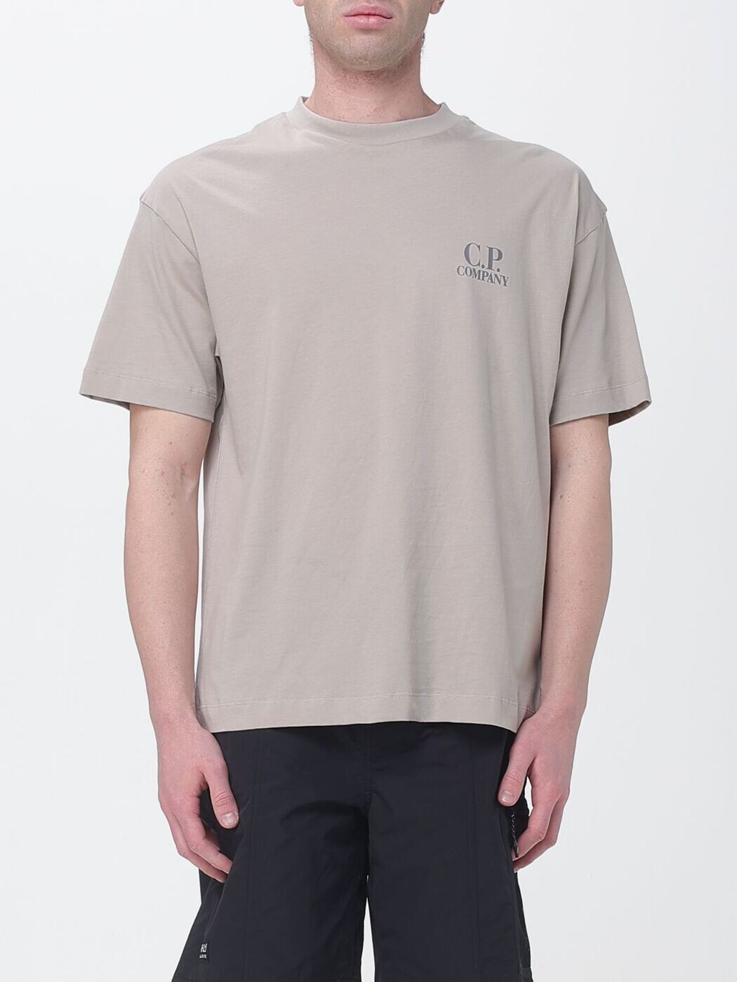 シーピー 貴社 CP COMPANY プルオーバー メンズ 薄墨色 T-shirts 20CMTS086A005100W 関税 貨物輸送無料 2026SS gi