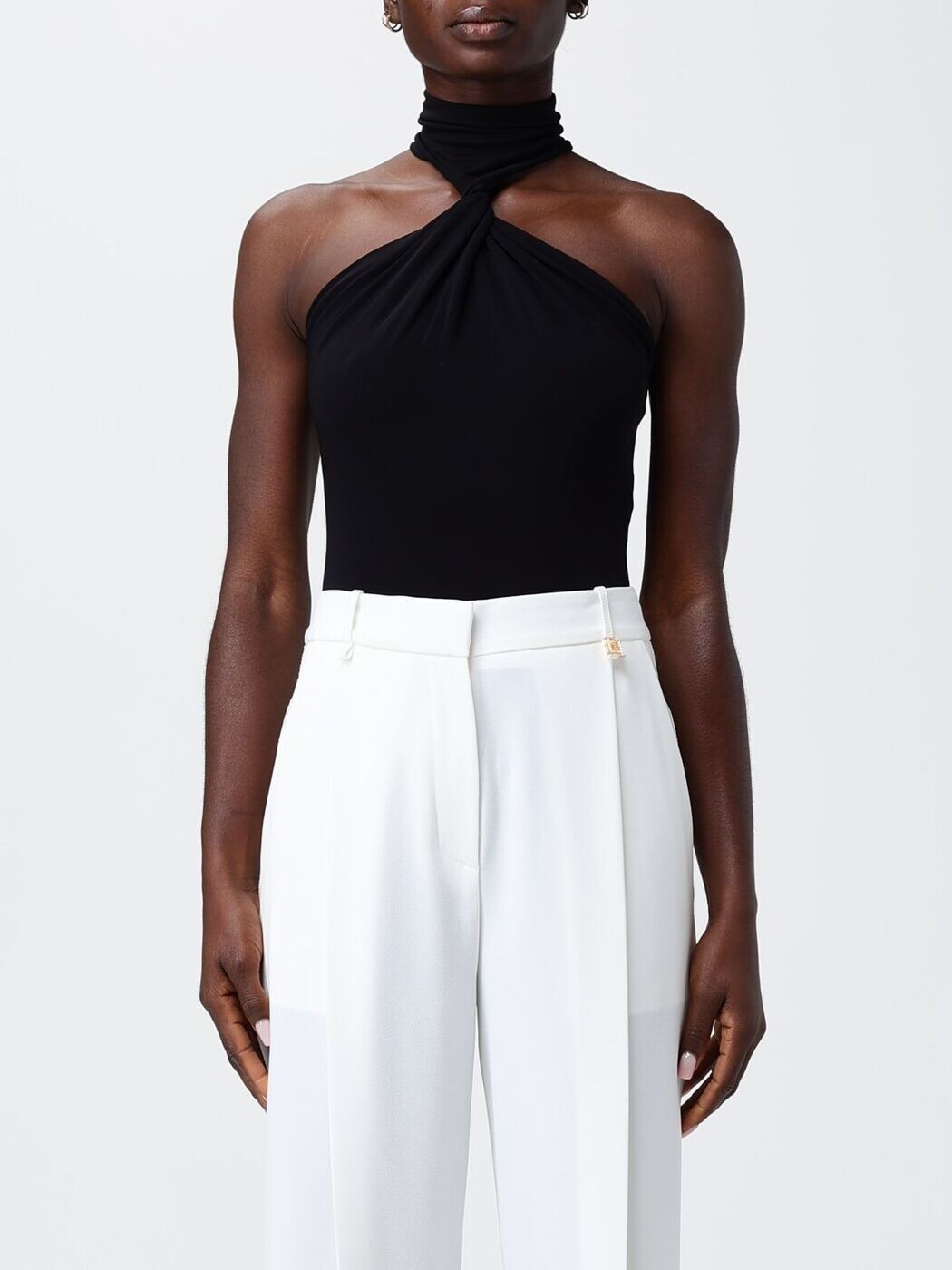 エリザベッタ フランキ ELISABETTA FRANCHI プルオーバー トップス レディース 黒いこと T-shirts and tops BO03963E2 関税 貨物輸送無料 2026SS gi
