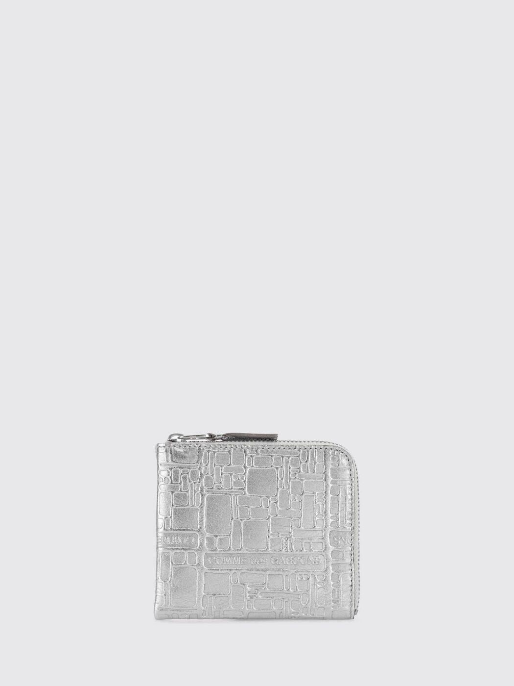 コム デ 給仕 COMME DES GARCONS 歌留多保持者 札入れ メンズ しろがね色 Wallets and Card Holders SA3100EG 関税 貨物輸送無料 2026SS gi 財布・ケース-バッグ・小物・ブランド雑貨-メンズ財布
