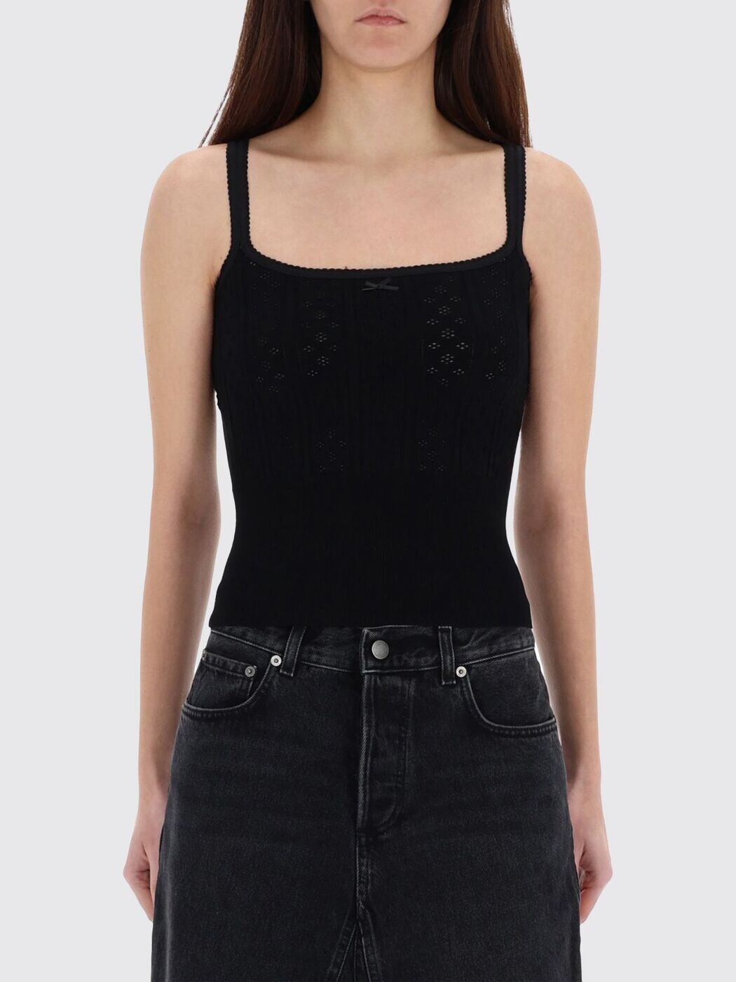 ジェイ ダブリュー アンダーソン J.W. ANDERSON プルオーバー トップス レディース 黒いこと T-shirts and tops KW1469YN0309 関税 貨物輸送無料 2026SS gi